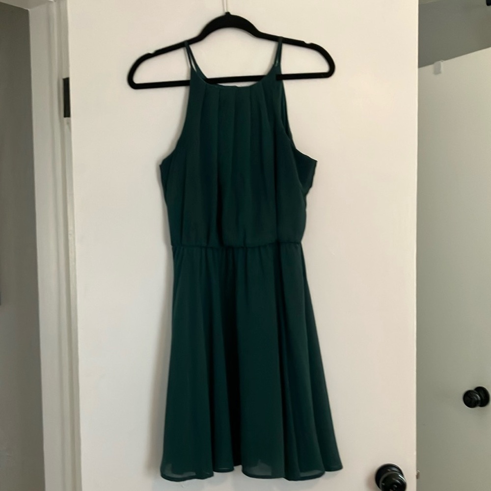 Blue Rain Teal Sleeveless Dress